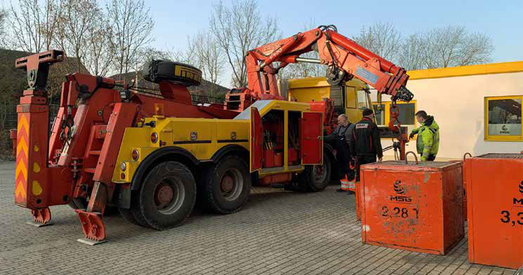 Kranreparatur Fassi Bergekran F 430