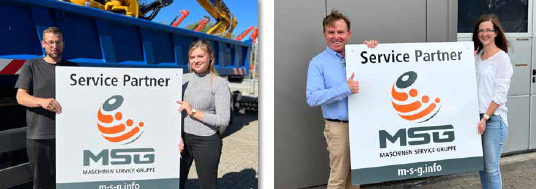 Baumaschinen Gerstung neuer MSG Partner